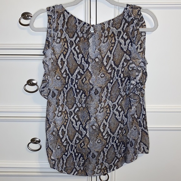 Snake Skin / Python Print Blouse - Picture 2 of 2